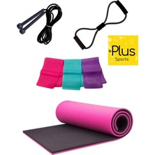 PremiumPort Çok Parçalı Pilates Seti: Minder, Direnç Lastikleri, Atlama Ipi ve Aerobik Lastik