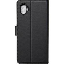 Wovna  Galaxy Xcover 6 Pro Trend S Plus Kapaklı Kılıf - Siyah