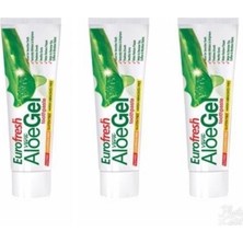 Farmasi Eurofresh Aloe Veralı Bitkisel Diş Macunu 3 Parça Hassas Dişler İçin Ferahlatıcı Aroma