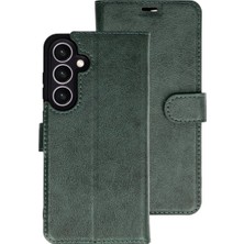 Nerm  Galaxy S26 Kılıf Trend S Plus Kapaklı Kılıf - Yeşil