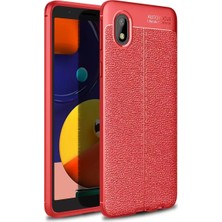 SiHako Galaxy A01 Core Kılıf Auto Focus Kapak - Kırmızı