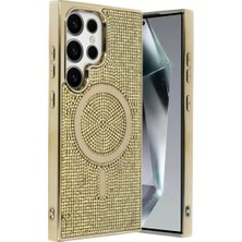 SiHako Galaxy S23 Helen Magsafe Kapak - Gold