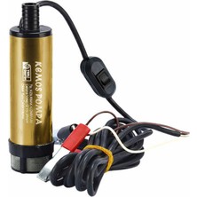 12V Alüminyum Gövde Sıvı ve Mazot Aktarma Pompası