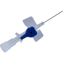 Mavi 22G Medikal Branül, 1 Kutu, 100'LÜ Paket, Hayvan Sağlığı Için