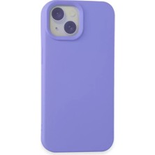 Sh Ticaret Iphone 15 Kılıf Nano Içi Kadife Silikon - Lila