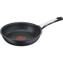 Tefal Excellence 6X İndüksiyon Tabanlı Derin Tava 24 cm Titanyum Kaplama Siyah Renk