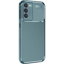 Mey Ithalat  Vivo V30 Lite 4g Kılıf Auto Focus Karbon Kapak - Koyu Yeşil