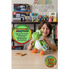 Toyfest Super Mario Yoshi Peluş Oyuncak 30 cm Yeşil Karakter Yumuşak Dokulu Hediyelik Dekoru Model
