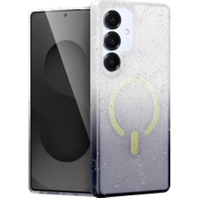 SiHako Galaxy S25 Pummel Shiny Magsafe Kapak - Siyah