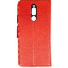 Colezium Mi 8 Trend S Plus Kapaklı Kılıf - Kırmızı