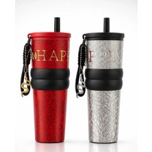 SiHako Lüks Tasarım Çift Katmanlı Vakumlu Termos Bardak ALK4643