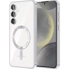 SiHako Galaxy S24 Kılıf Kross Magneticsafe Kapak - Titan Gri