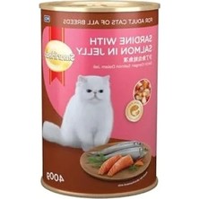 Esranın Dünyası 400 gr Somonlu Sardalya Içeren Kedi Konservesi