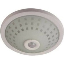 Colezium Nisaluce E-2002 Tan Armatür ( Camlı  Kafes ) ( 360° Hareket Sensörlü=5mt Aı ) (2 Adet E27 Ampul Duylu )*12