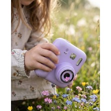İlkyaz Fashion Mini Çocuk Kamerası Fotoğraf Video Çekim 4 Rulo Kağıt ve 5 Kalem Hediyeli