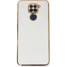 SiHako Redmi Note 9 Kılıf Volet Silikon - Beyaz