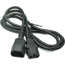 IBM 39M5378 4.3m 10A 250V  C14 - C13 Sunucu Güç Kablosu (Raf Tipi) Güç Uzatma Kablosu Power Guc Kablosu Ara Uzatma