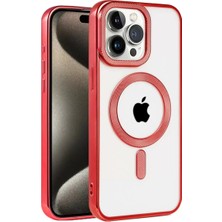 SiHako Iphone 14 Kılıf Kronos Magsafe Kapak - Kırmızı