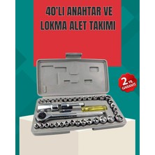 İlkyaz Fashion Çok Amaçlı 40 Parça Lokma Anahtar Takımı Korozyona Dayanıklı Çelik