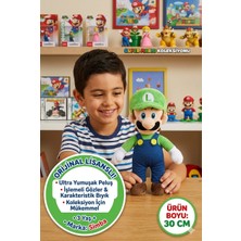 Toyfest Simba Super Mario Luigi Peluş Oyuncak 30 cm Orijinal Lisanslı Yumuşak Figür Oyuncak