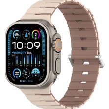 Kordify Apple Watch 49/46/45/44/42MM Uyumlu Zed Magnet Silikon Kordon