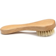 Wellasya % 100 Doğal At Kılı Yüz Temizleme Fırçası Hassas Ciltler Için Nazik Temizlik, Gözenek Arındırıcı & Peeling Etkili