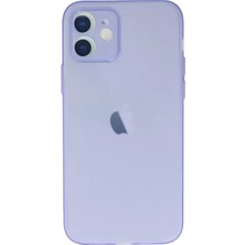 SiHako Iphone 12 Kılıf Silikon - Mor