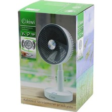 Vice Avm Kiwi KFAN-7618 USB Şarjlı 5 Inç - 13.4cm Masa Üstü Vantilatör 3 Kademe Hız 5 Pls.kanat Ayarlı YÜKSEKLİK:20-28CM GO53/00338