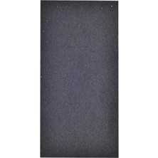 Esranın Dünyası Yapışkanlı Siyah Keçe Altlık - 12 x 24 cm - Büyük Model, Parke Koruma