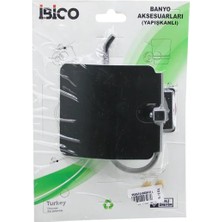 Vice Avm Siyah   Metal   Geniş Kapak   Wc Kağıtlık   Yapışkanlı Montaj BNY-703G GO53/00645