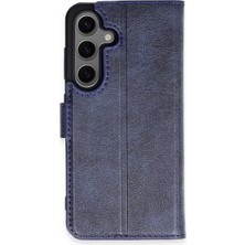 DS LLC Samsung Galaxy S24 Kılıf Trend S Plus Kapaklı Kılıf - Lacivert