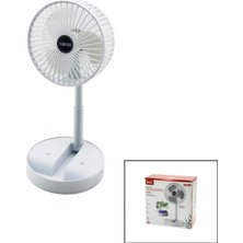 Vice Avm Masa Üstü Vantilatör USB Şarjlı Katlanır Fan=16.4cm - Uzayan AYAK=12.5-19CM 180 Derece Dönebilen Telefonluklu Bwfn-11 GO53/00360