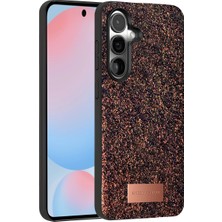 Bilfold Onegif  Galaxy S24 Fe Bright Simli Kapak - Derin Mor