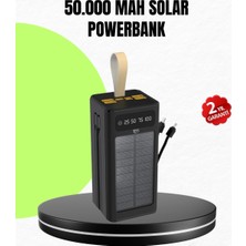 İlkyaz Fashion Güneş Enerjili Powerbank Dijital Göstergeli Taşınabilir Güç Kaynağı