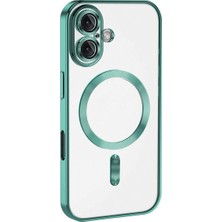 DS LLC Apple Iphone 16 Kılıf Kross Magneticsafe Kapak - Turkuaz