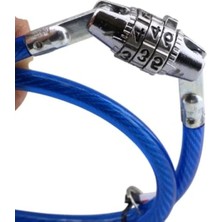 Esranın Dünyası Şifreli Çelik Bisiklet Halat Zincir Kilidi 65 cm