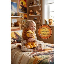 Toyfest Lion King Aslan Kral Mufasa Peluş Oyuncak 25 cm Lisanslı Yumuşak Dayanıklı Aslan Figürü