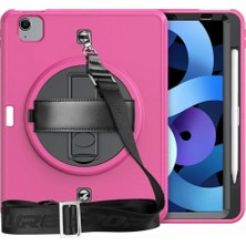Pileli Store Newface iPad Pro 11 (2020) Kılıf Strap-C Otterbox Tablet Kapak - Pembe