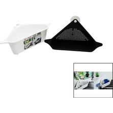 Vice Avm Süzgeçli Lavabo Düzenleyici Plastik Köşe Rafı Vantuzlu GO53/00661