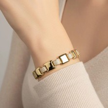 Stil Incisi/xupıng Jewelry Edalya Zirkon Taşlı Bileklik
