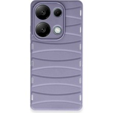 Wovna   Note 13 Pro 4g Kılıf Bibercas  Kapak - Lila