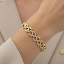 Stil Incisi/xupıng Jewelry Ella Zirkon Taşlı Bileklik