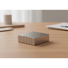 Dünya Magnet Dünya Neodyum Mıknatıs 30 x 10 x 3 mm 10'lu Güçlü Magnet Endüstriyel ve Ev Kullanımı
