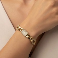 Stil Incisi/xupıng Jewelry Gurmet Zirkon Taşlı Bileklik