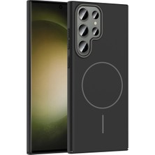 DS LLC Joko Samsung Galaxy S23 Ultra Broş Magsafe Kapak - Siyah