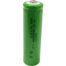 Sertec - 1.2V 1200 Mah - Aa - Ni-Cd Şarjlı Pil - (Başlı)