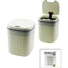 Vice Avm Hareket Sensörlü=otomatik Aç-Kapa Kapak - Pilli Plastik Çöp Kovası 20LT GO53/01021