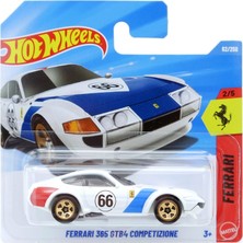 Hot Wheels - Ferrari 365 Gtb4 Competizione - White - Short Card - JJJ30 (1/64)