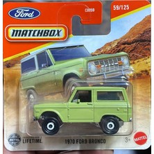 Hot Wheels Matchbox 1970 Ford Bronco – 1:64 Metal Diecast Koleksiyon Araba (C0859 – 59/125)