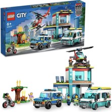 Lego® City Acil Durum Araçları Merkezi 60371-6 Yaş ve Üzeri Çocuklar Için Polis, Itfaiye ve Ambulans